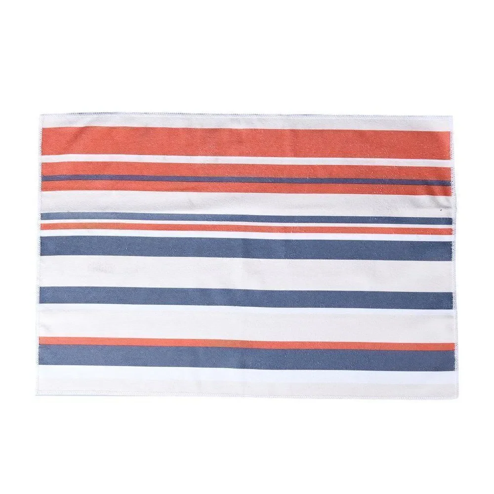 Microfiber Kitchen Towel White Dot, Stripe Pattern